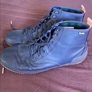 Navy ked boots